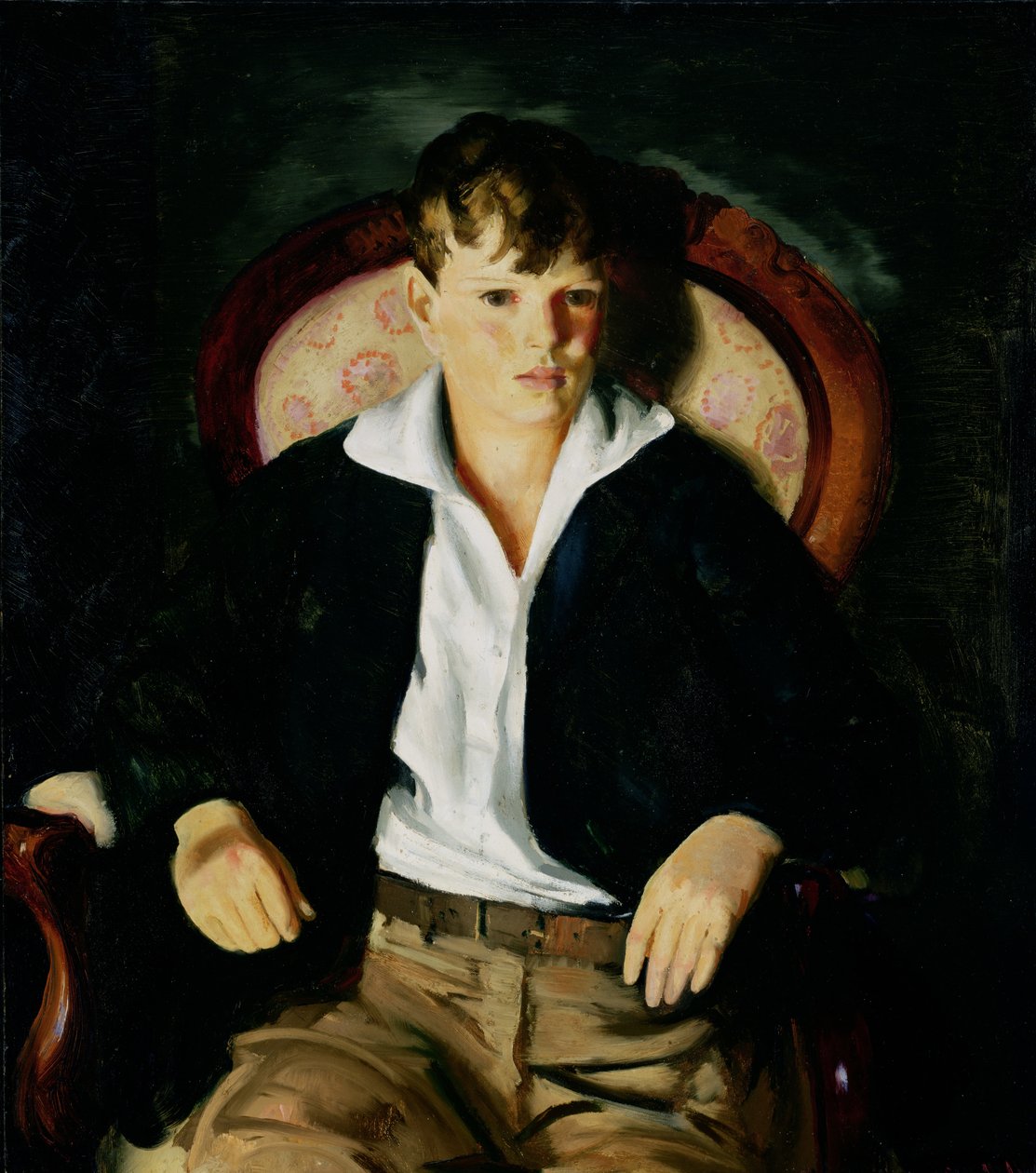Retrato de um Rapaz de George Wesley Bellows