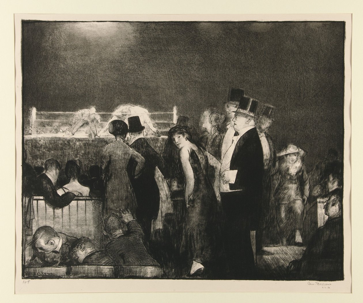 Preliminares do grande combate, n.º 8 de George Wesley Bellows