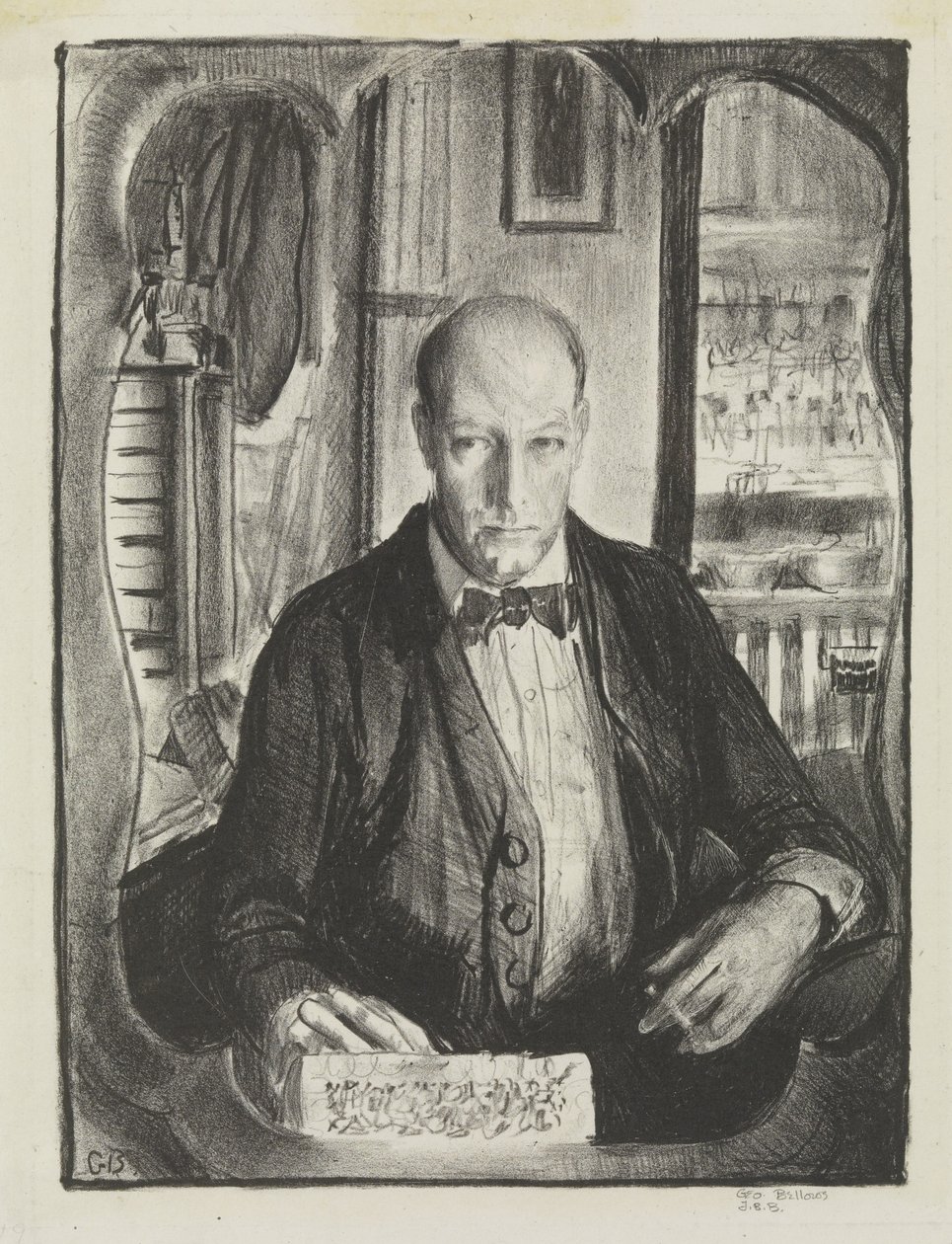 Auto-retrato, 1921 de George Wesley Bellows