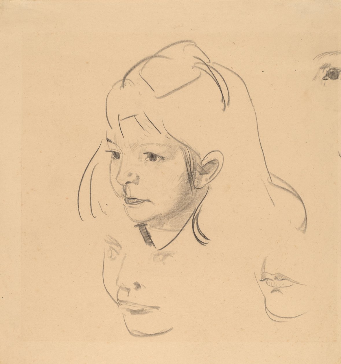 Estudos de Jean, c. 1920. de George Wesley Bellows