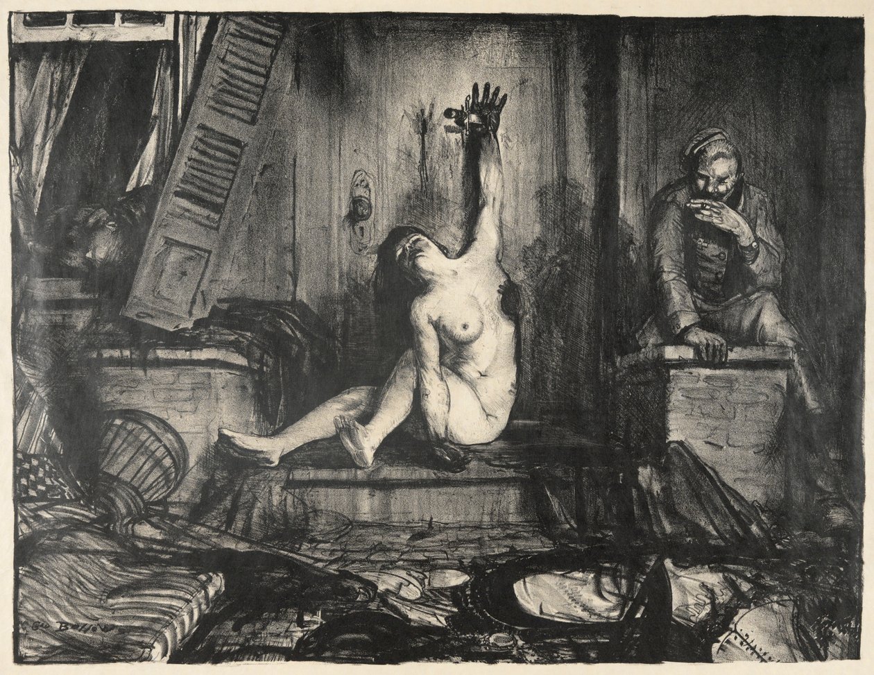 O Cigarro: Série Guerra de George Wesley Bellows