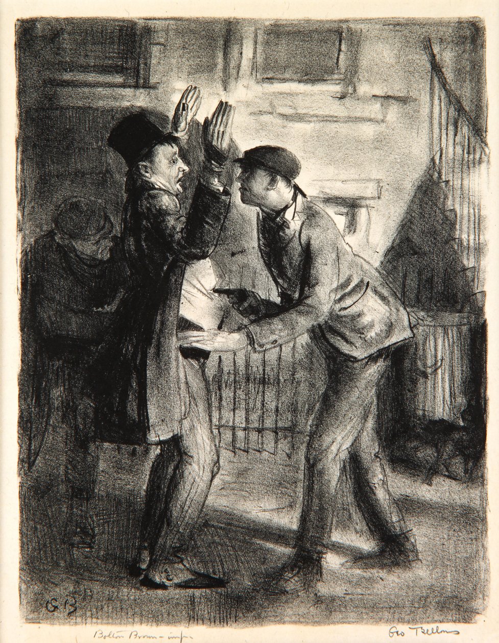 The Hold-Up, 1921 de George Wesley Bellows