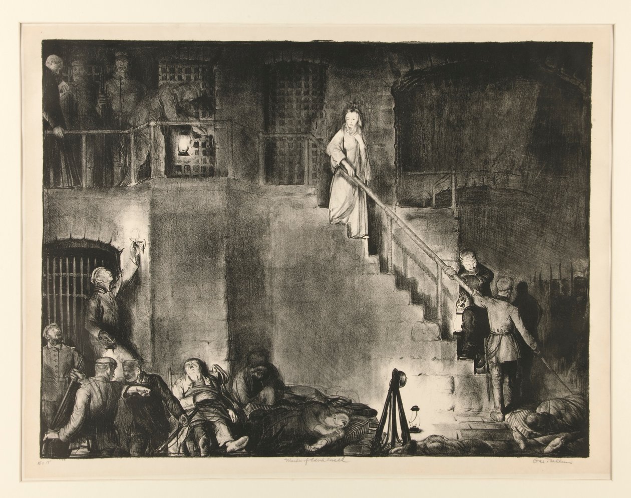O Assassinato de Edith Cavell de George Wesley Bellows