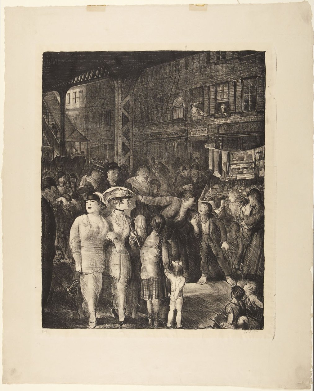 A rua de George Wesley Bellows