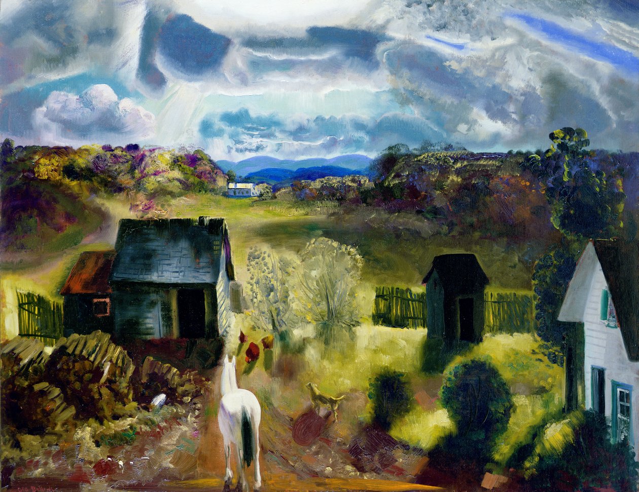 O cavalo branco de George Wesley Bellows
