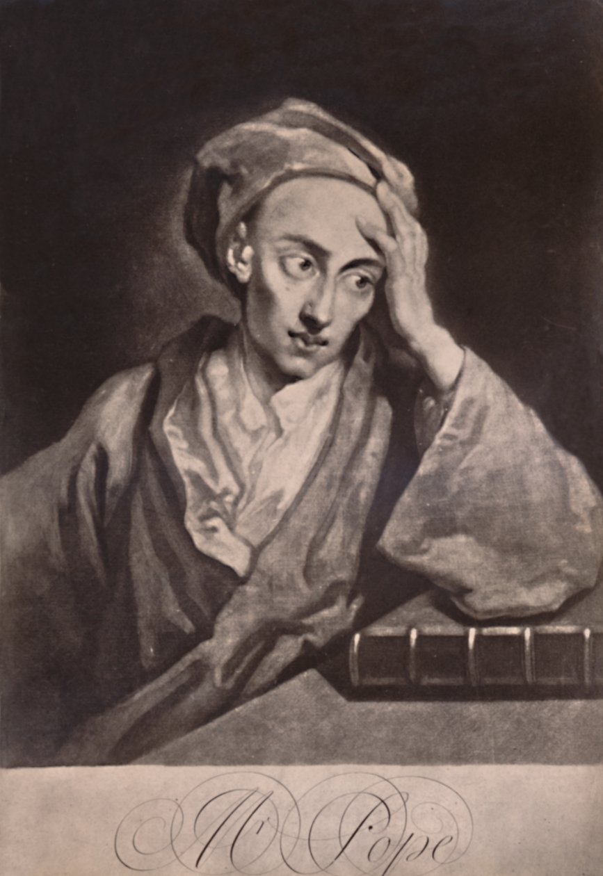Alexander Pope, poeta e satirista inglês, c1732 1894 de George White
