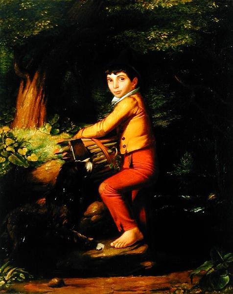 O Woodchopper, c.1835 (óleo sobre tela) de George Whiting Flagg