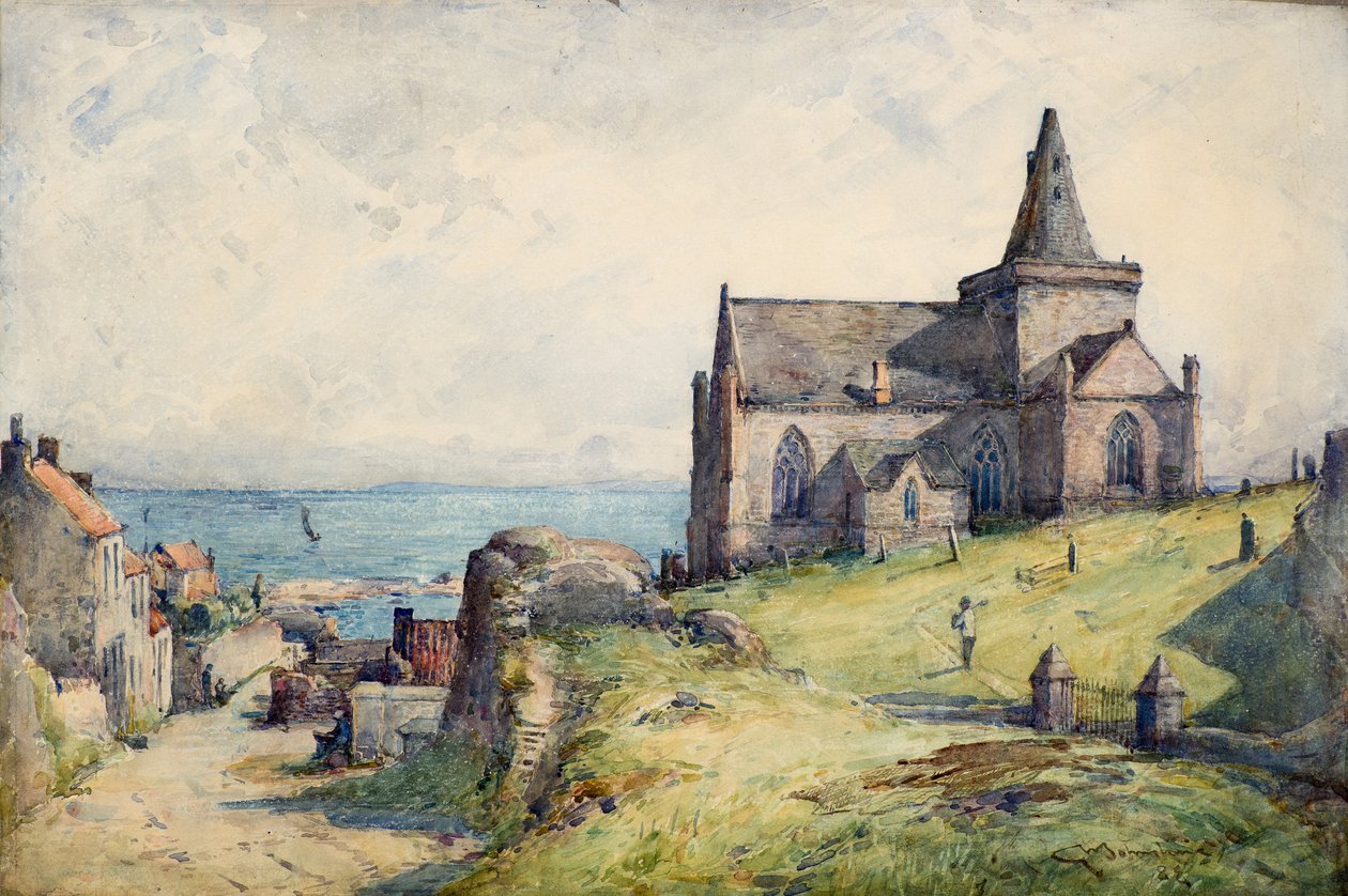 St Monance, c.1883 (aquarela) de George Whitton Johnstone
