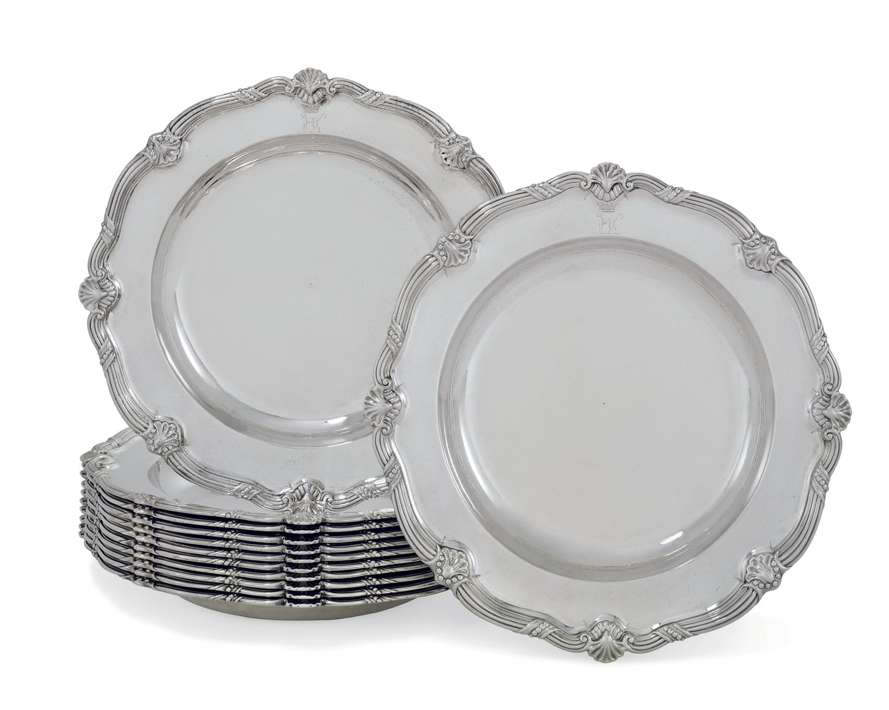 Pratos de jantar, The Leinster Service de George Wickes