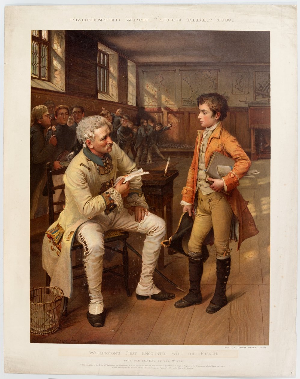 Wellington S primeiro encontro com os franceses , 1785 de George William Joy