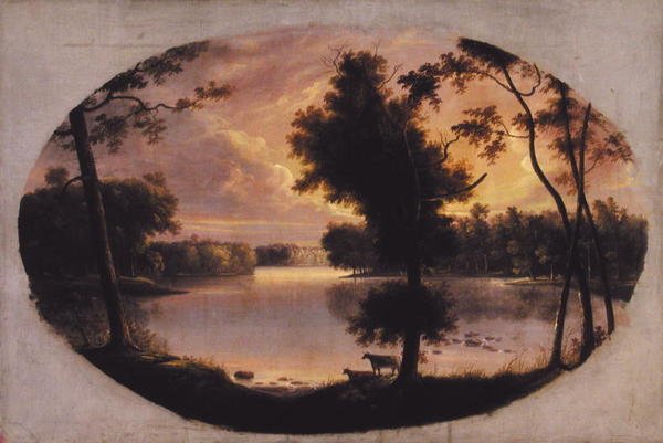 Paisagem perto de Lafayette, Condado de Tippecanoe, Indiana de George Winter