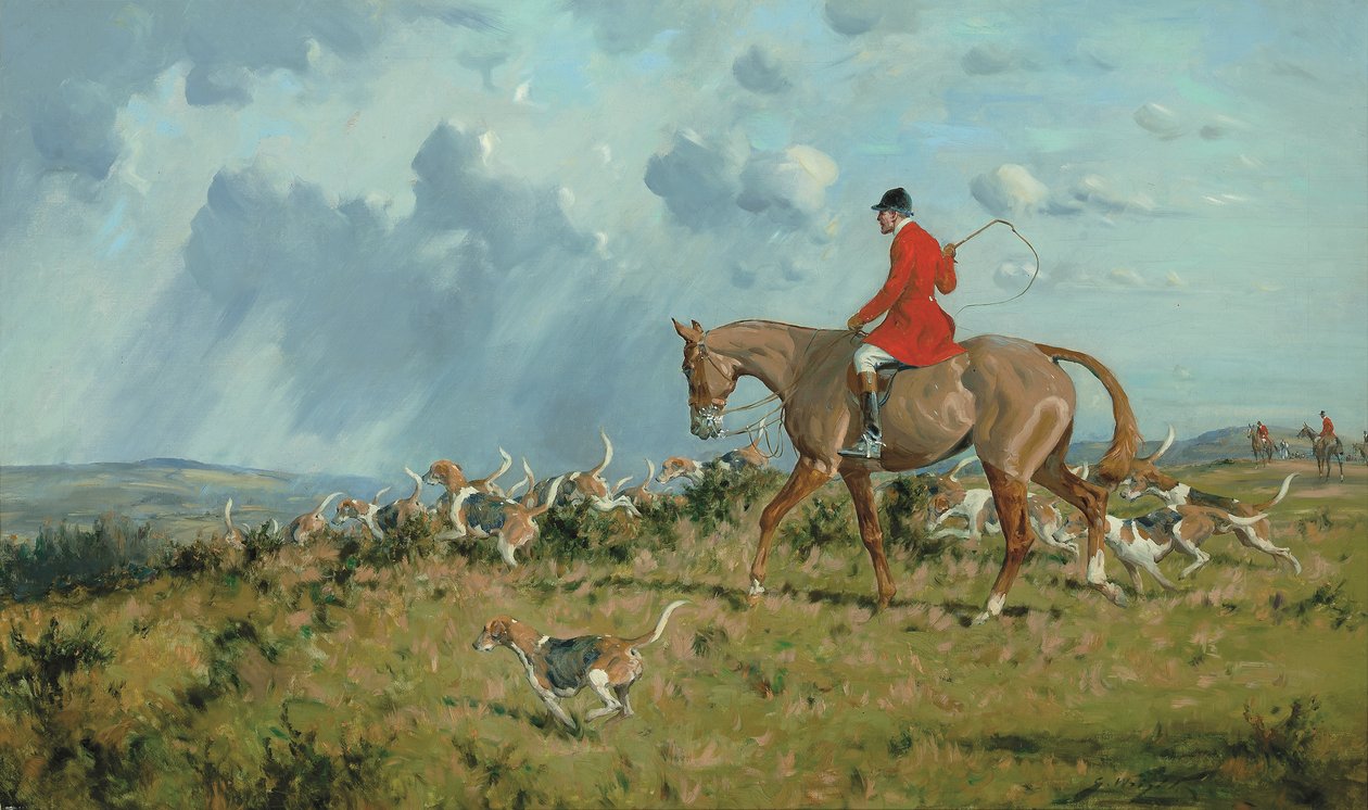 No cheiro (óleo sobre tela) de George Wright
