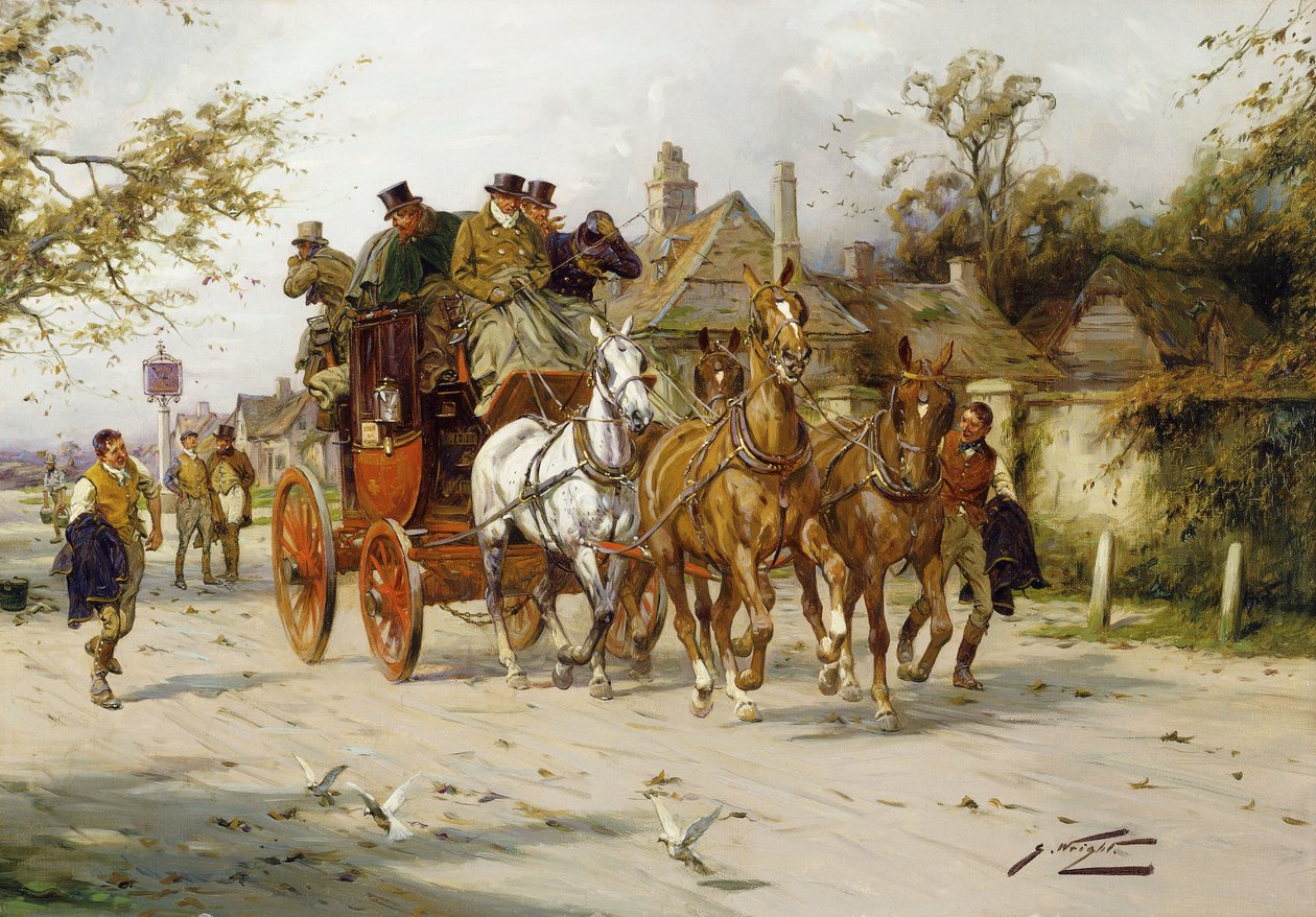 The Oxford to London Mail de George Wright