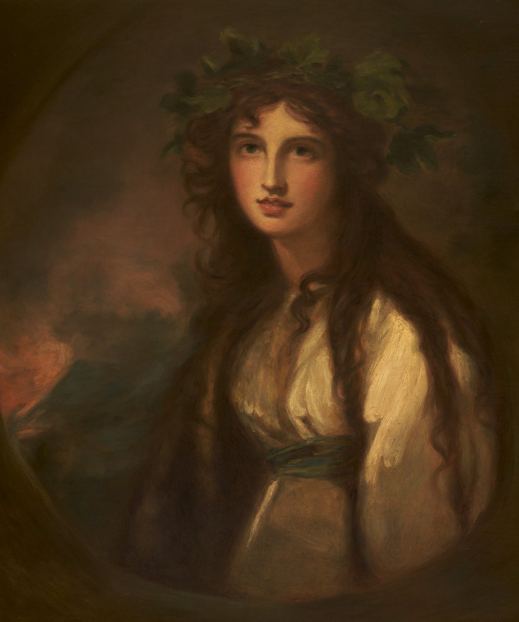 Emma Hart, Lady Hamilton como Bacchante de George after Romney