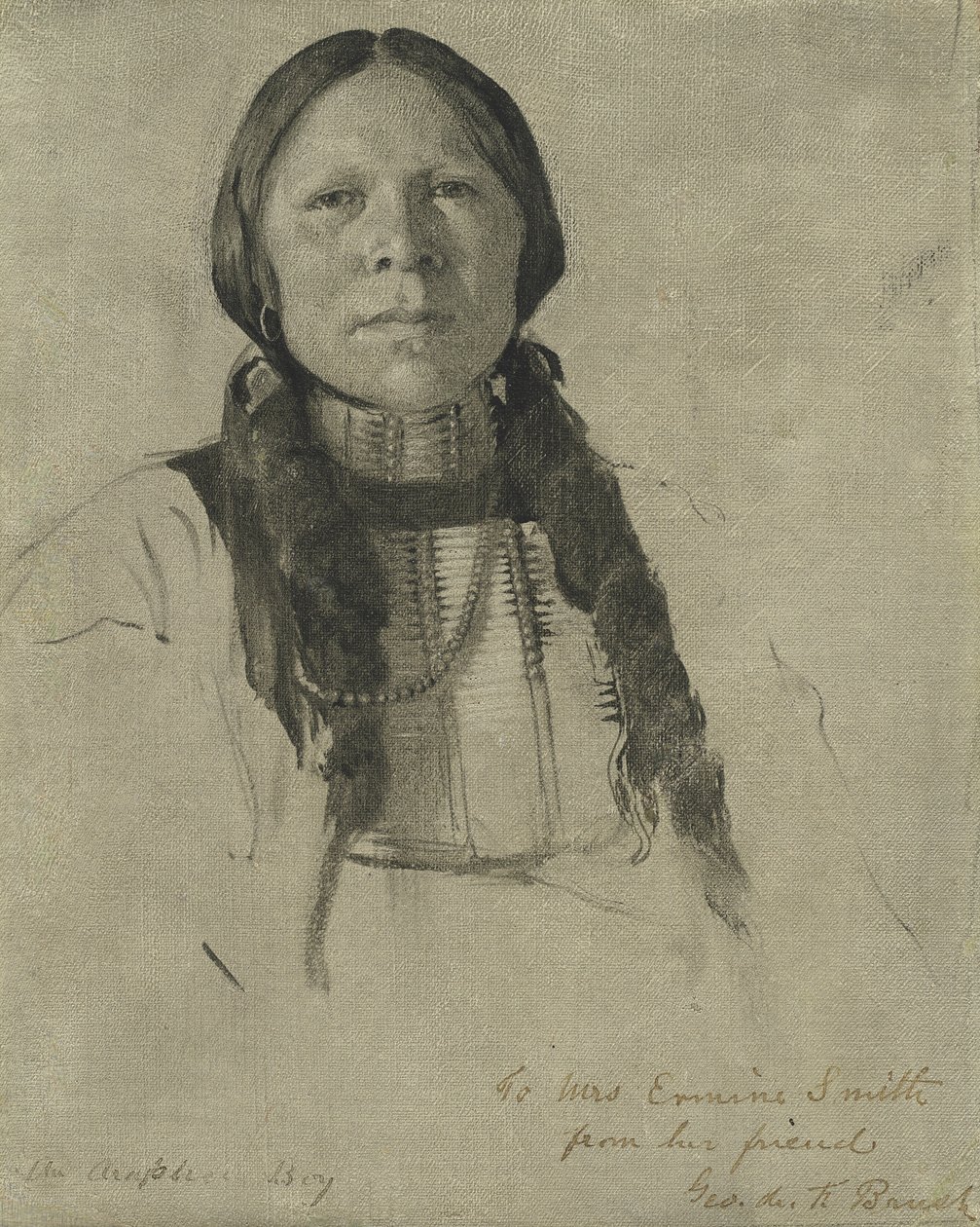 Um menino Arapahoe de George de Forest Brush