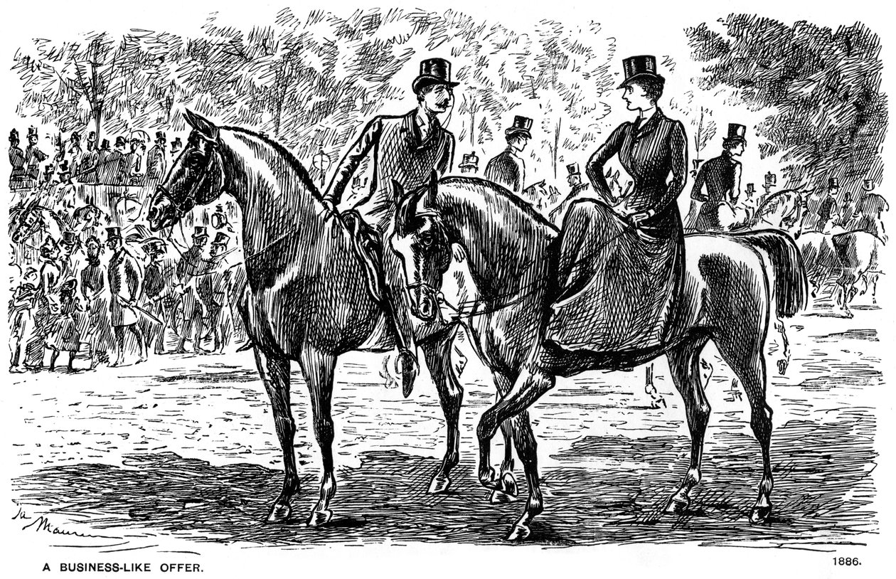 Uma oferta comercial, 1886 1891 de George du Maurier