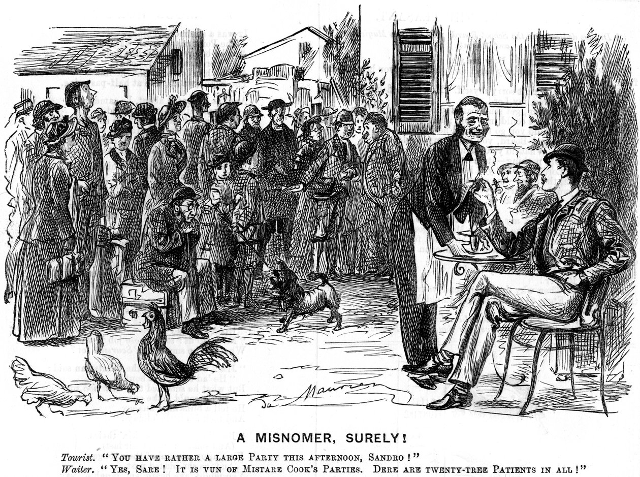 A Misnomer, Certamente !, 1880. de George du Maurier