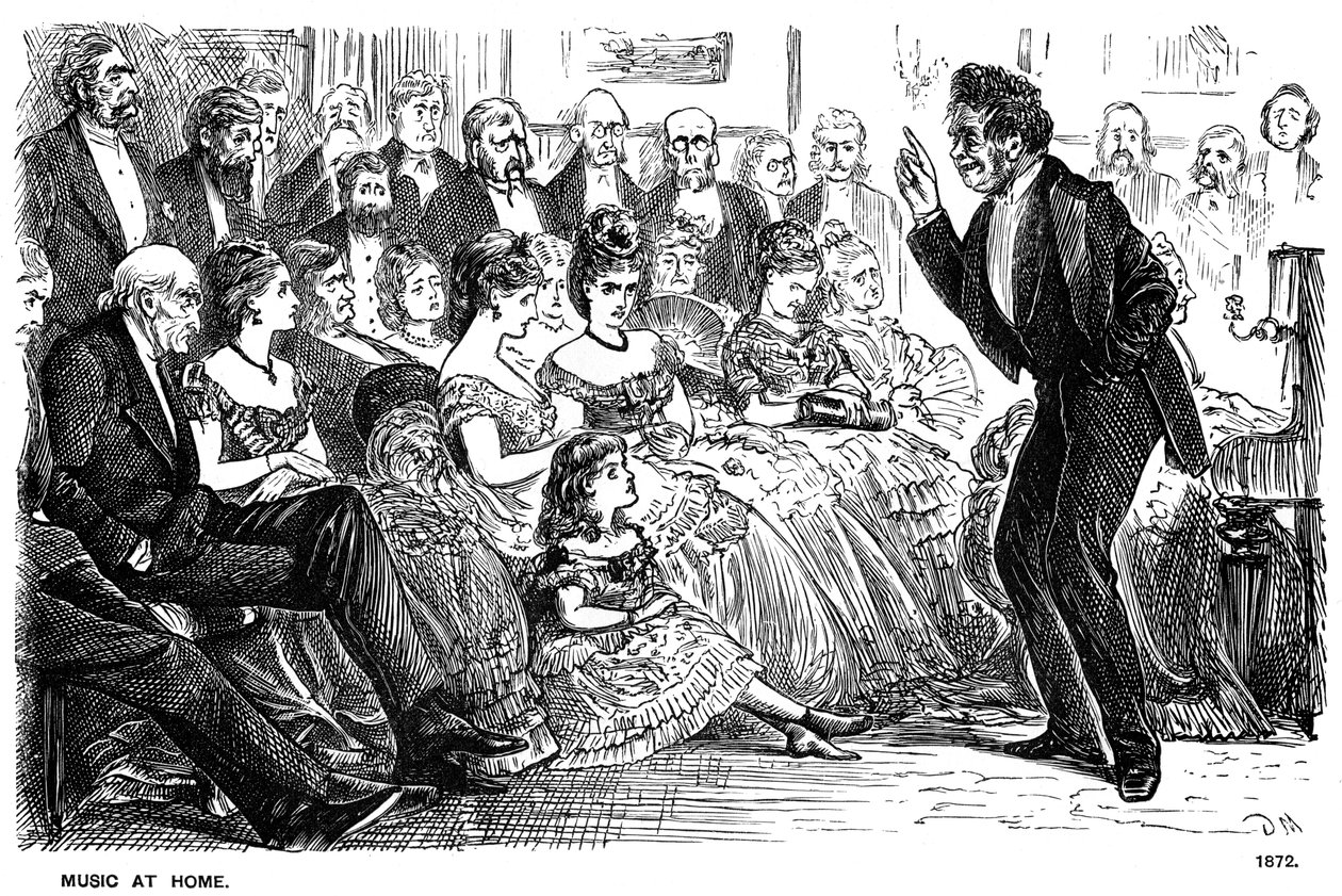 Música em Casa, 1872 1891 de George du Maurier