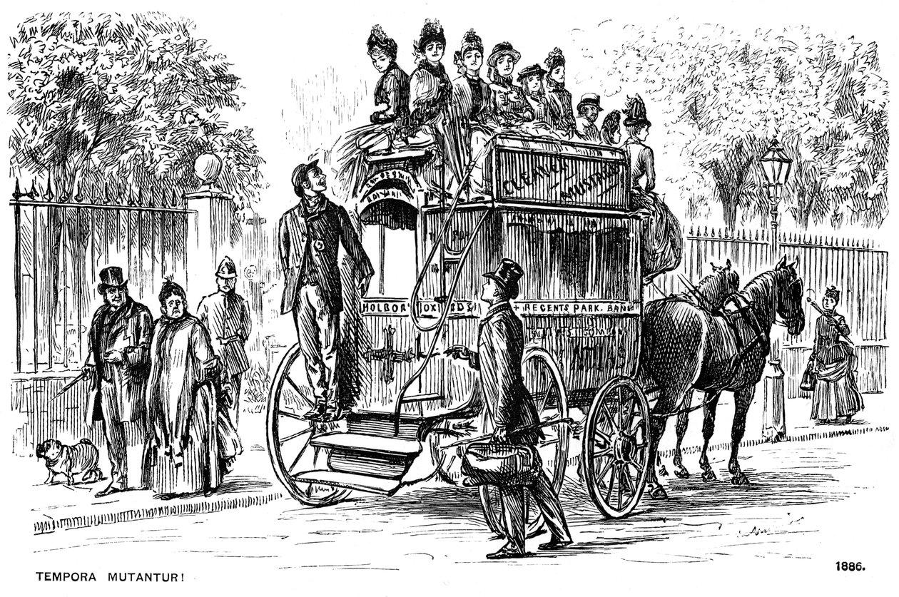 Os tempos mudam!, 1886 1891 de George du Maurier