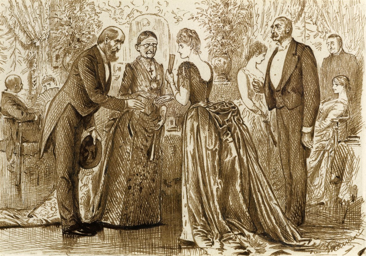 Coisas que alguém gostaria de ter expressado de maneira diferente, c.1880 de George du Maurier