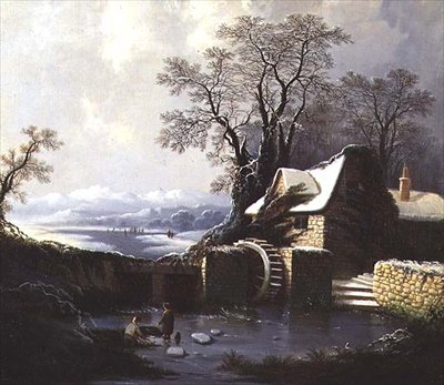 Paisagem de Inverno de George of Chichester Smith
