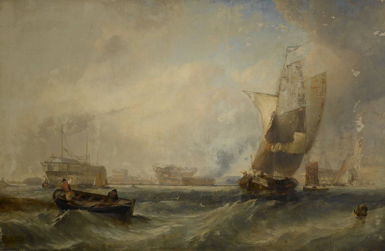 Um pedaço de mar, 1831 de George the Elder Chambers