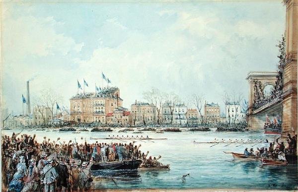 A Corrida de Barcos de Oxford e Cambridge de George the Younger Chambers