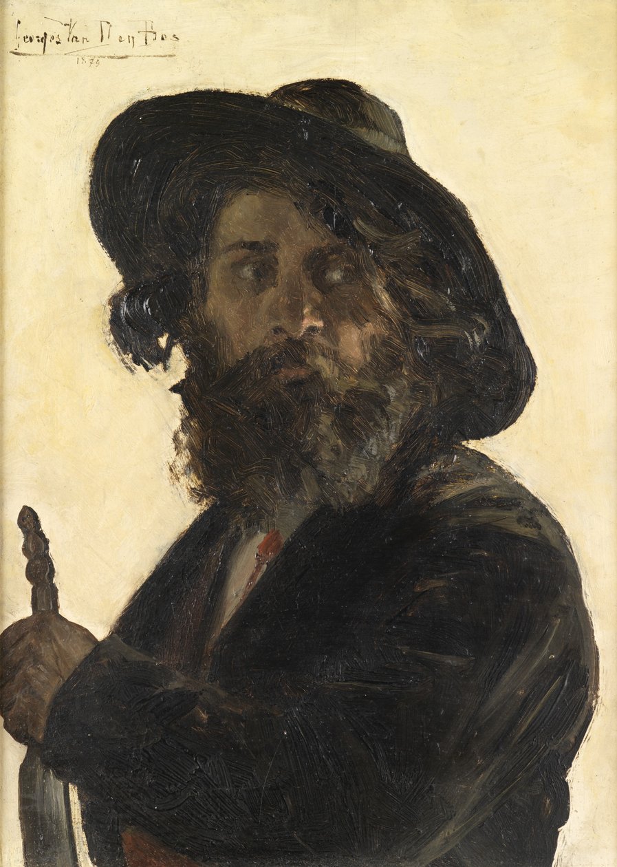 Um jogador viajando, 1879 de George van den Bos