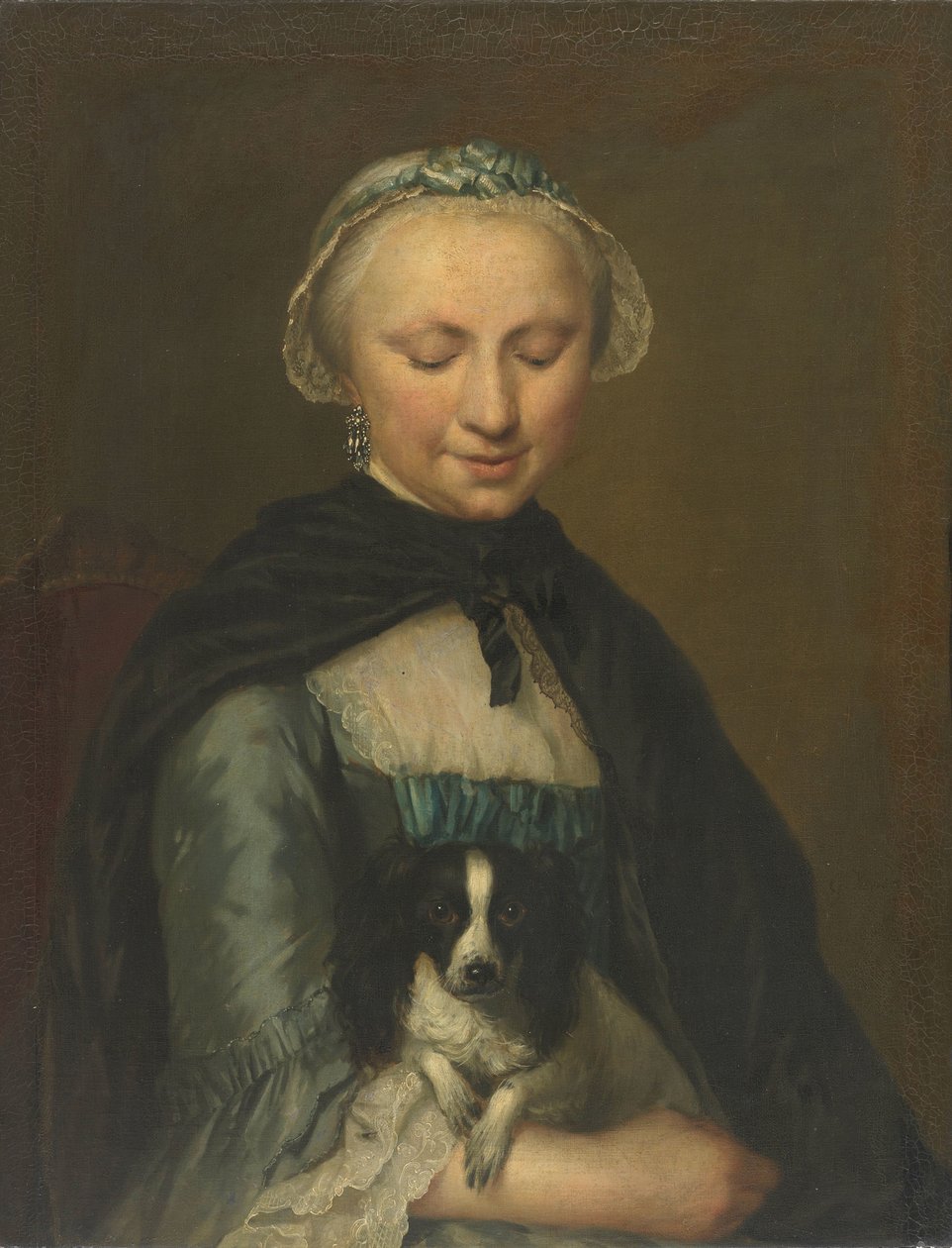 Retrato de Antoinette Métayer, Irmã mais velha de Louis Métayer de George van der Mijn