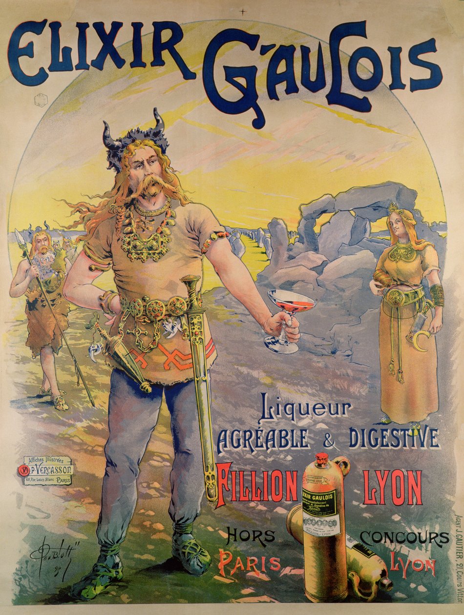 Cartaz publicitário &39;Elixir Gaulois&39;, 1895 de Georges Blott