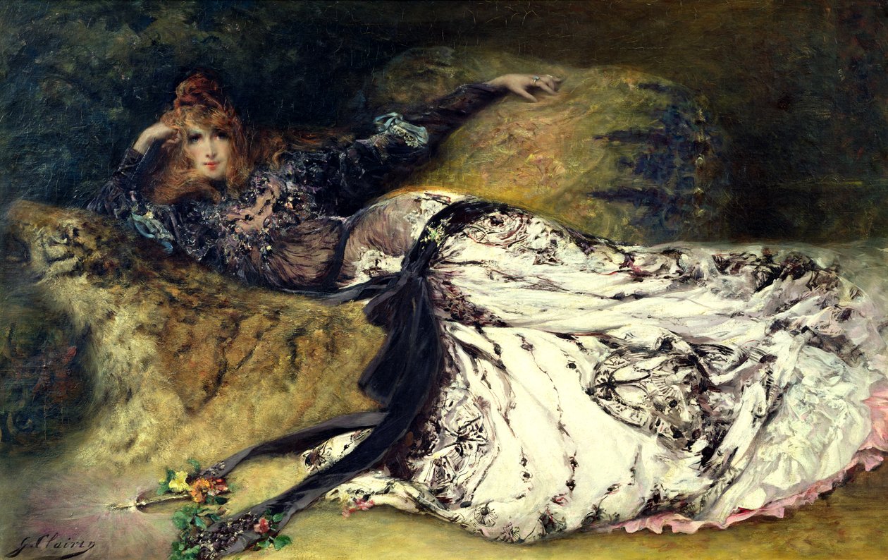 Sarah Bernhardt (1844-1923) 1871 de Georges Clairin