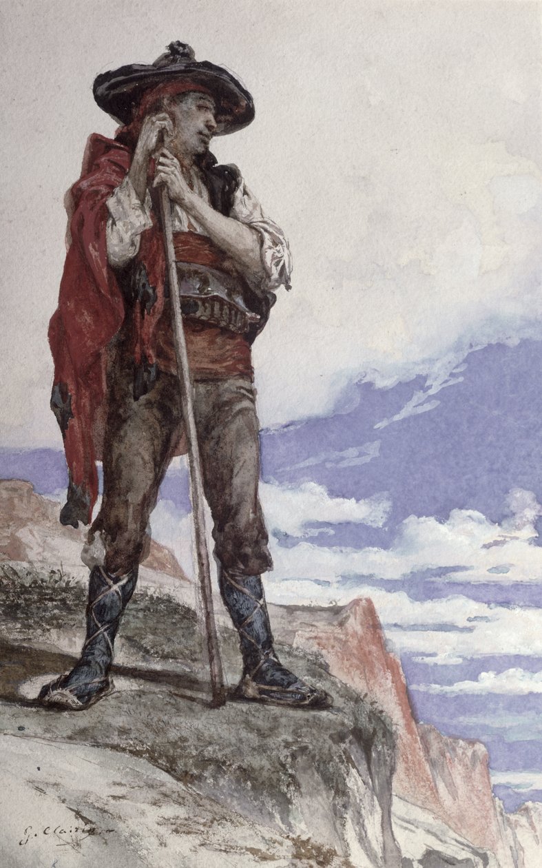 Contrabandista nos Pirinéus de Georges Clairin