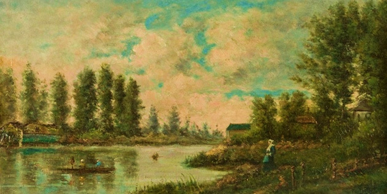 Paisagem com barco de Georges Diéterle