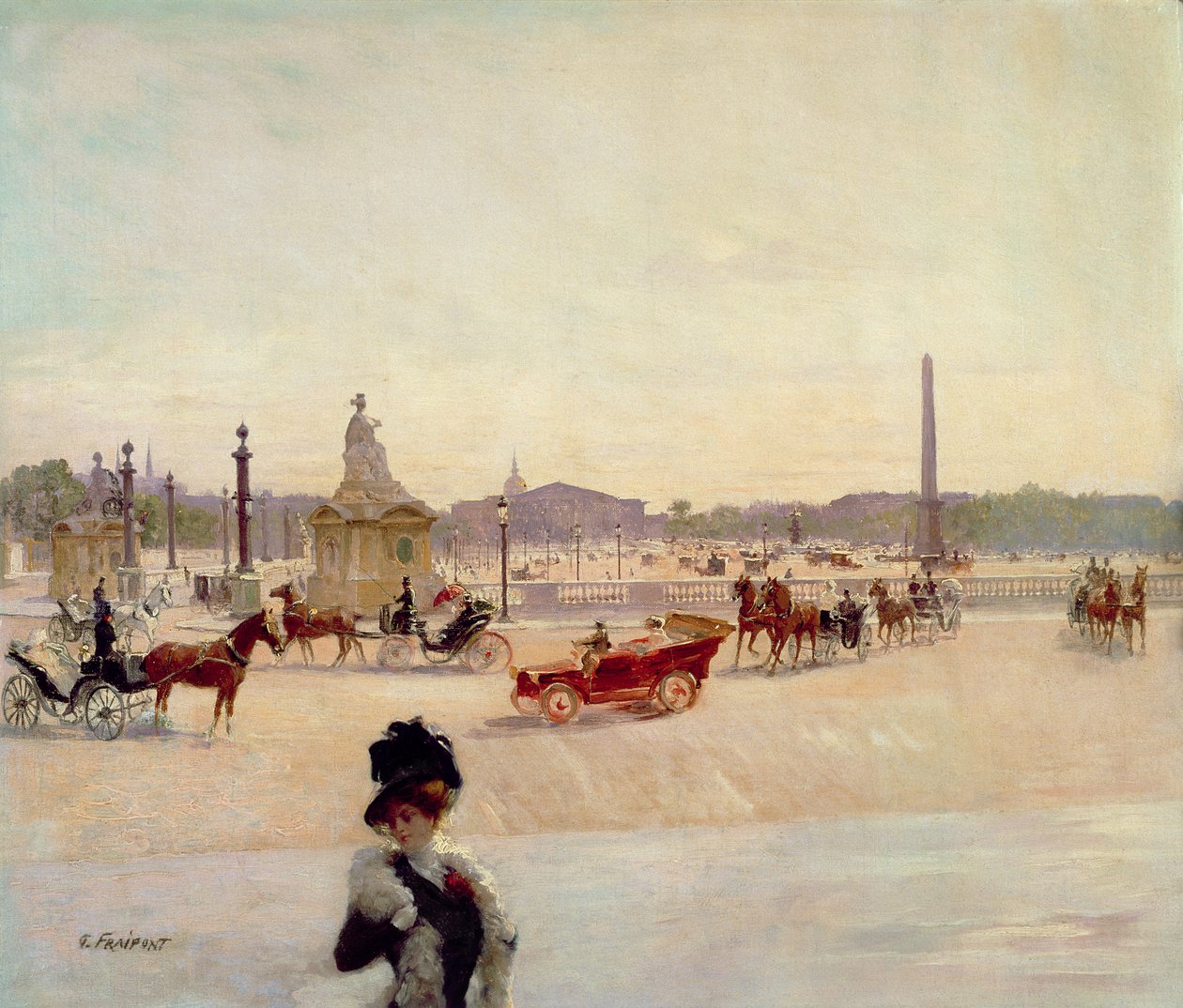 Praça da Concórdia, Paris de Georges Fraipont