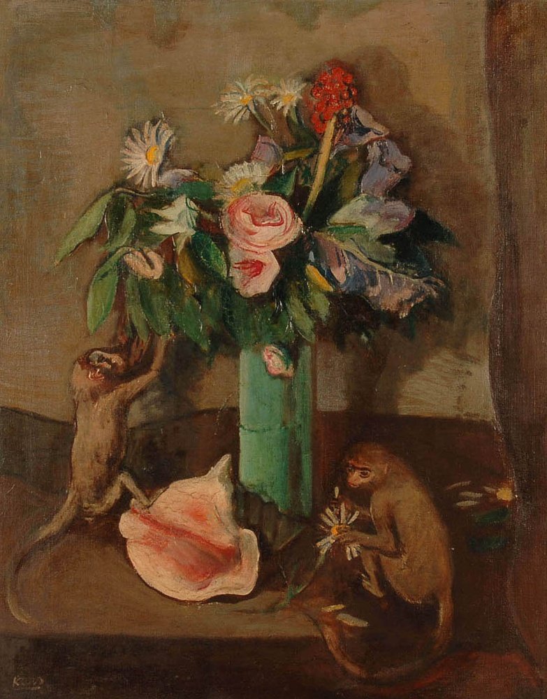 Fleurs et singesnGerman: flores e macacos de Georges Karpeles