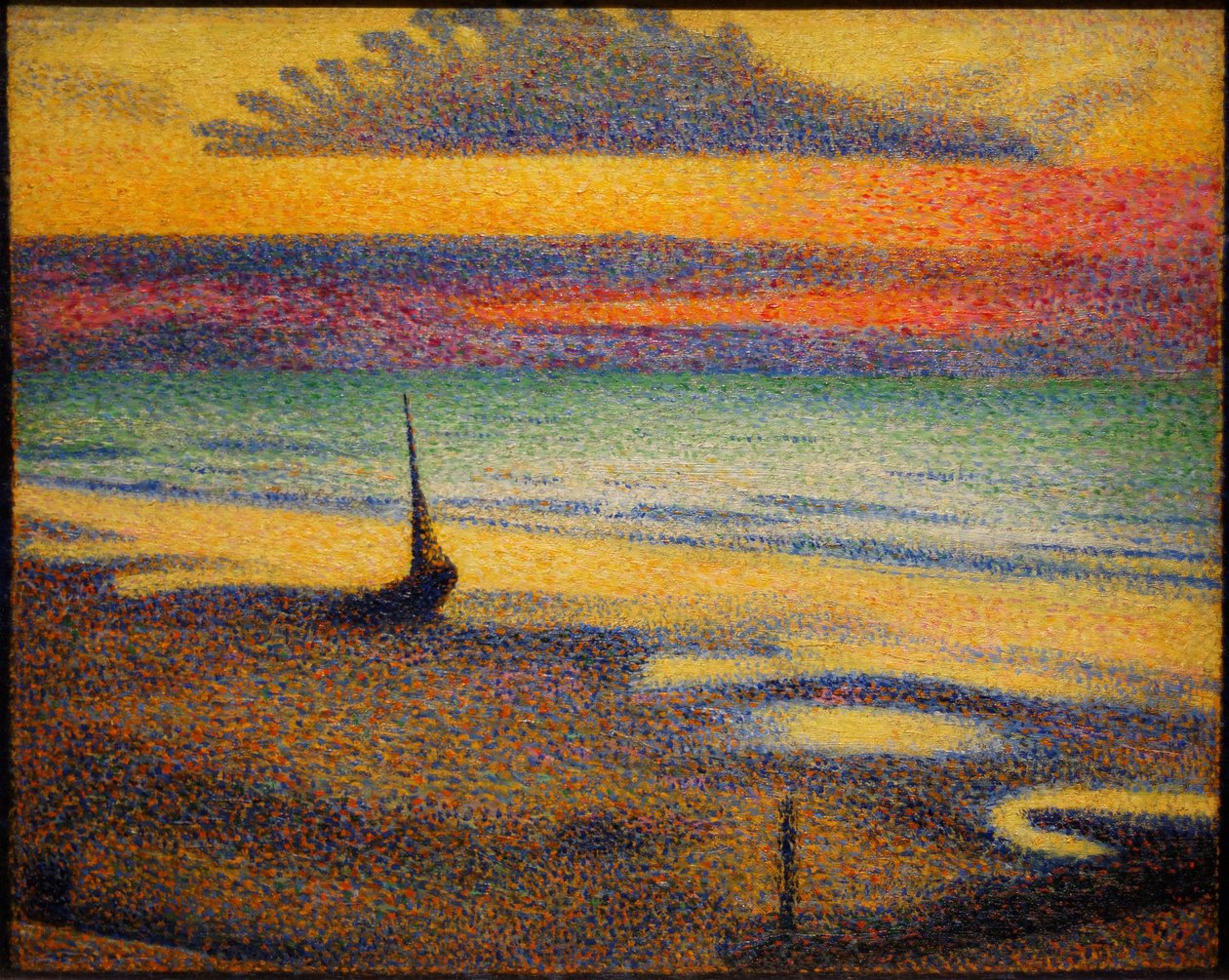 Praia no Heist de Georges Lemmen