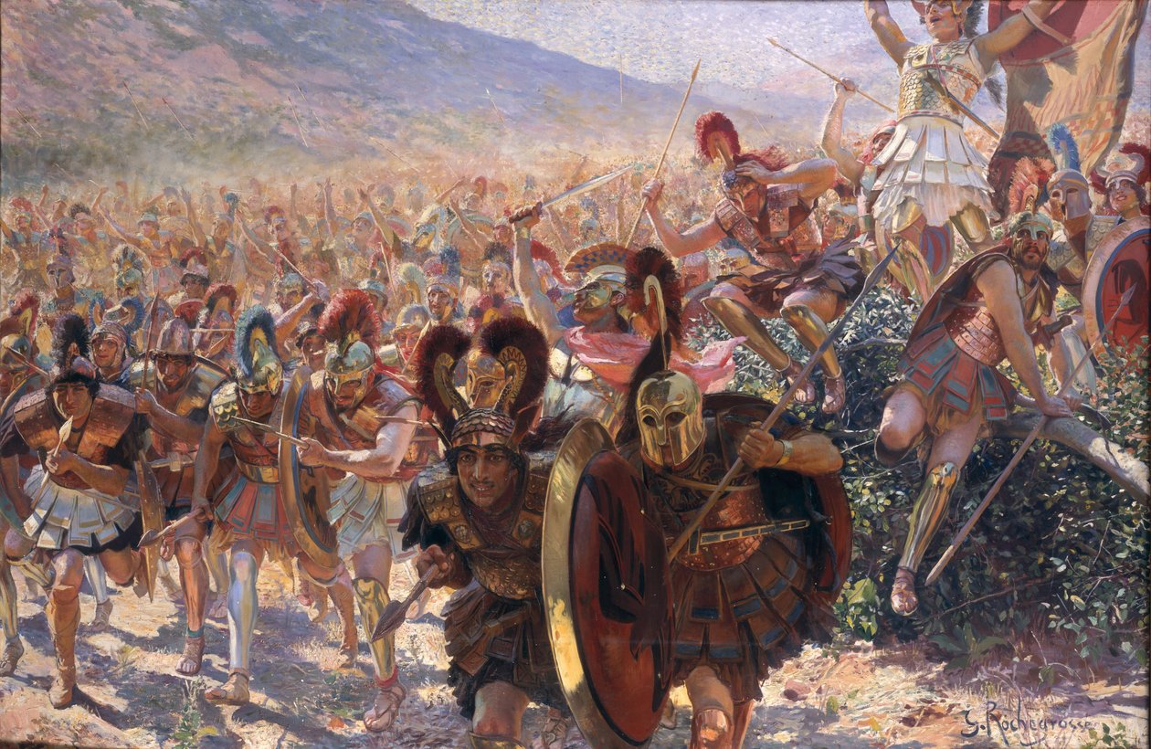 Guerreiros antigos de Georges Marie Rochegrosse