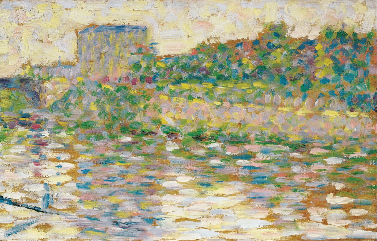 O sena em courbevoie de Georges Seurat