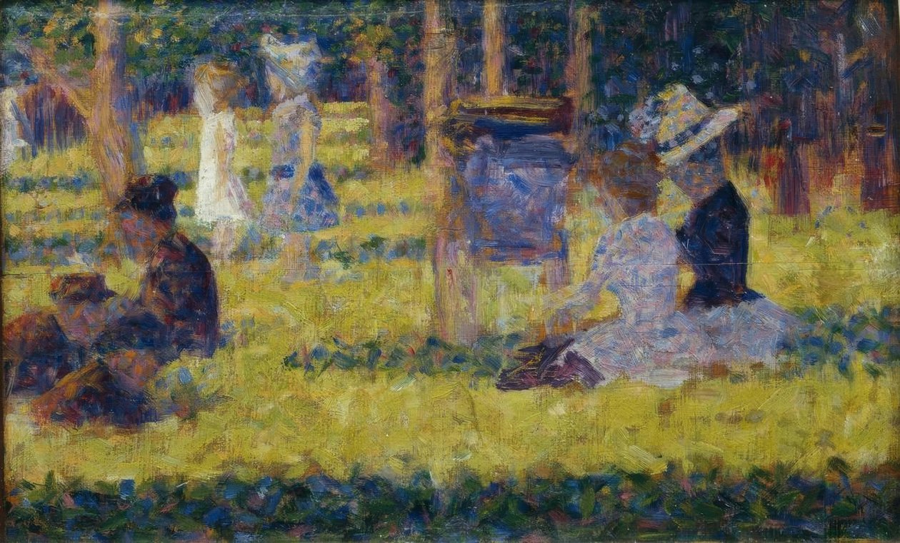 Uma tarde de domingo em La Grande Jatte de Georges Seurat