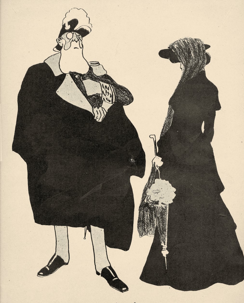 Leopold II e sua filha 1904. de Georges d 1878 1937 Ostoya