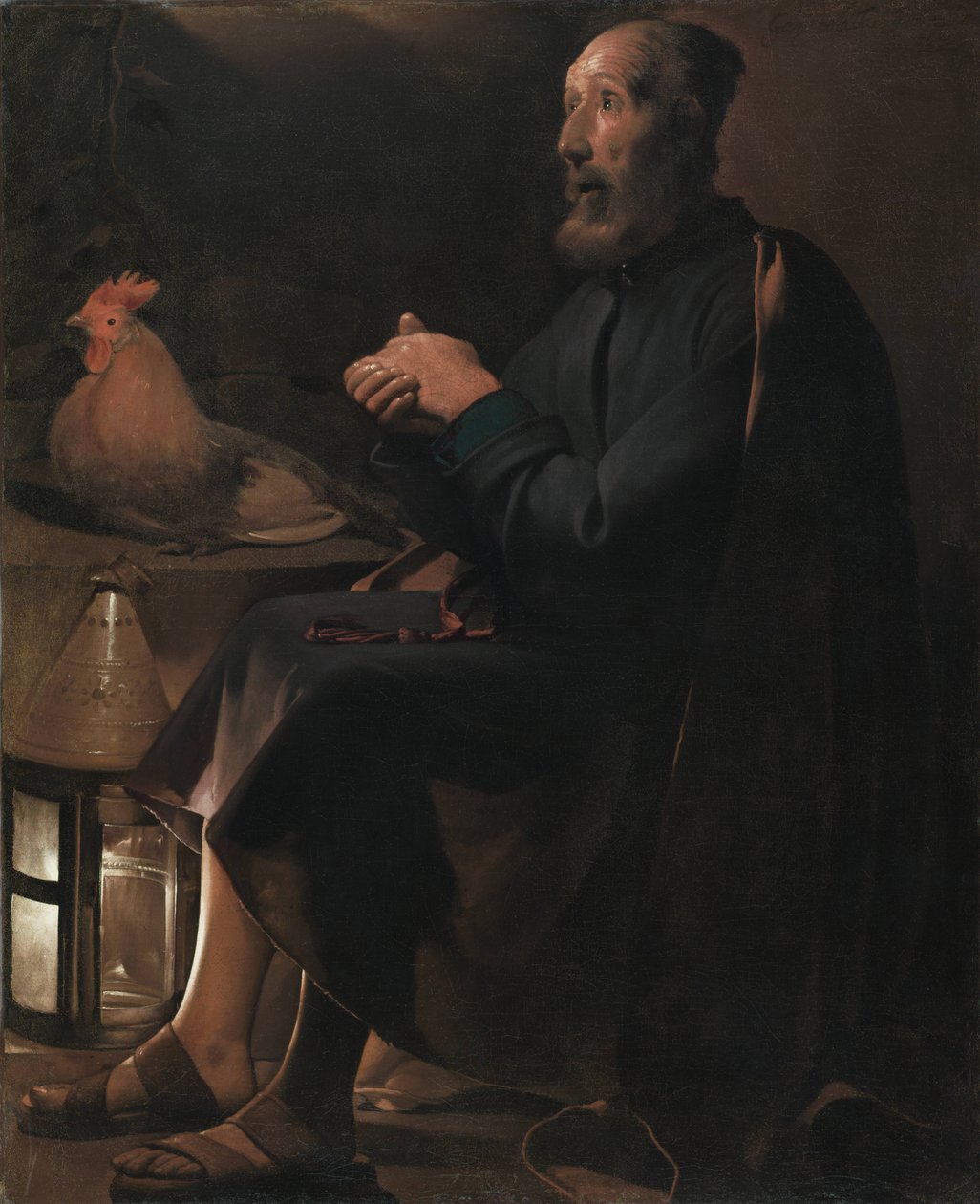 O arrependimento de São Pedro de Georges de La Tour