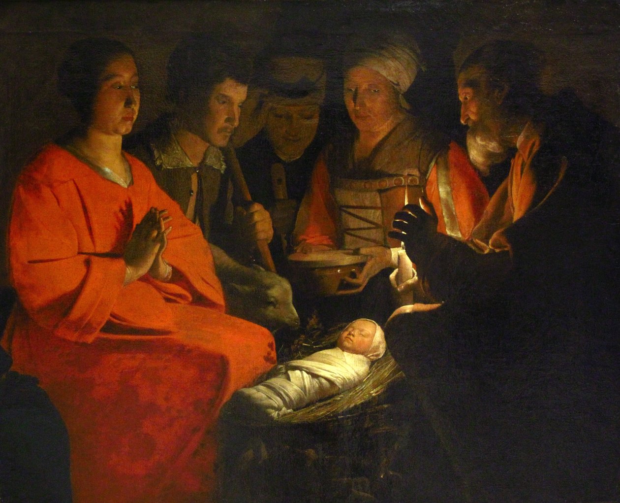 A adoração dos pastores de Georges de La Tour