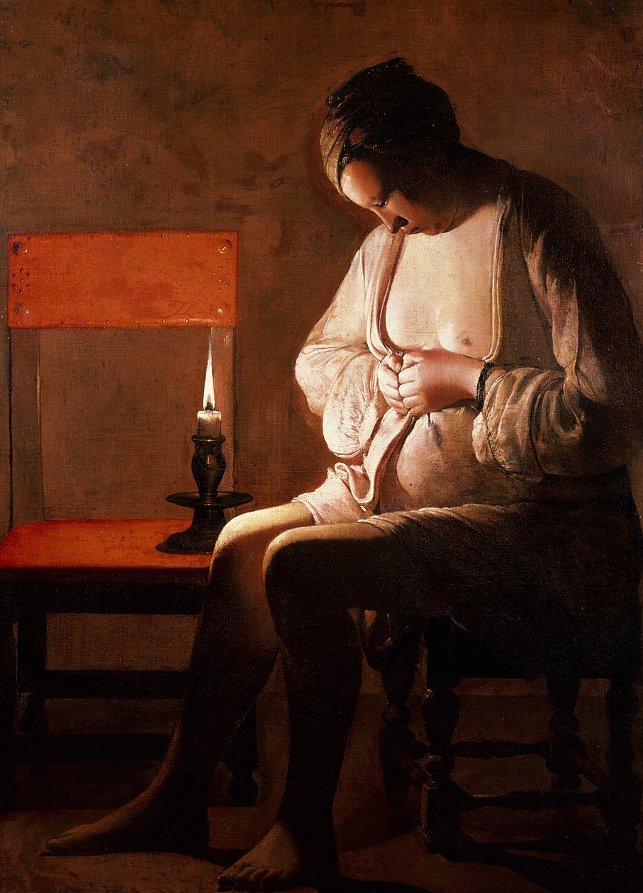 O apanhador de pulgas de Georges de La Tour