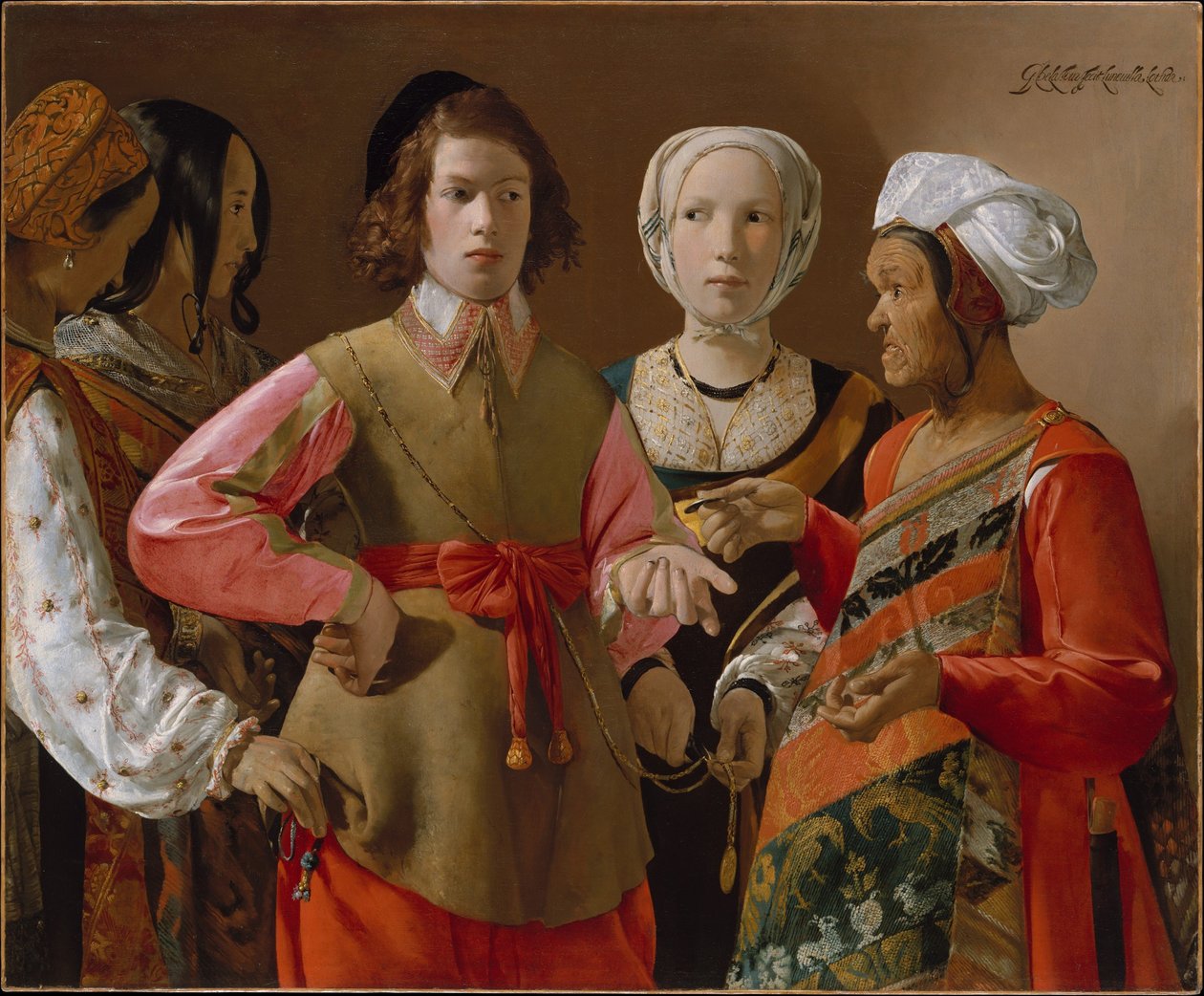 A cartomante de Georges de La Tour