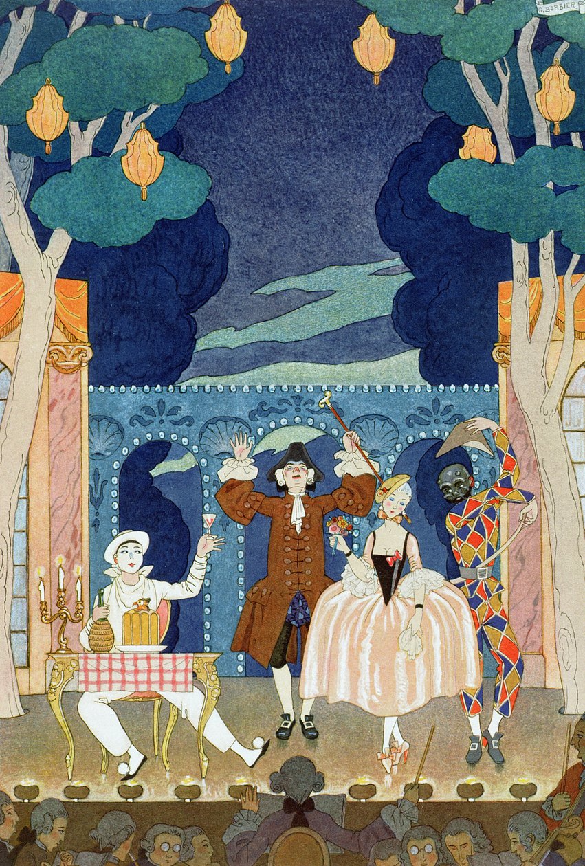 Palco Pantomima, ilustração para 