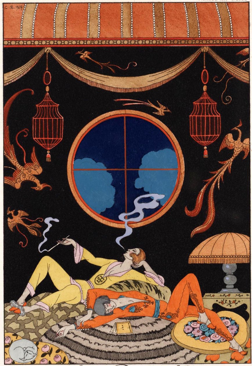 Preguiça - Série Sete Pecados Capitais de Georges (after) Barbier