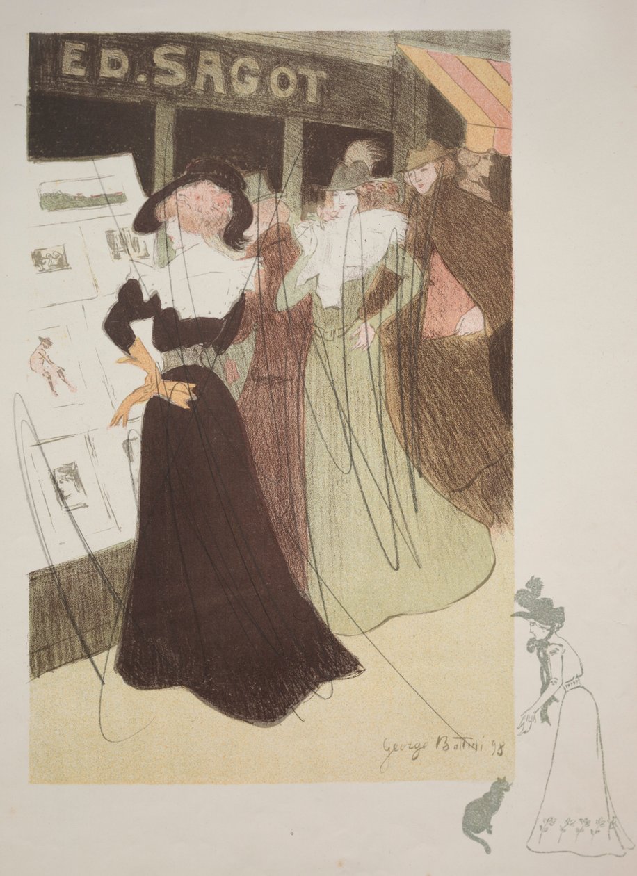 Galeria da resposta, 1898. de Georges Alfred Bottini