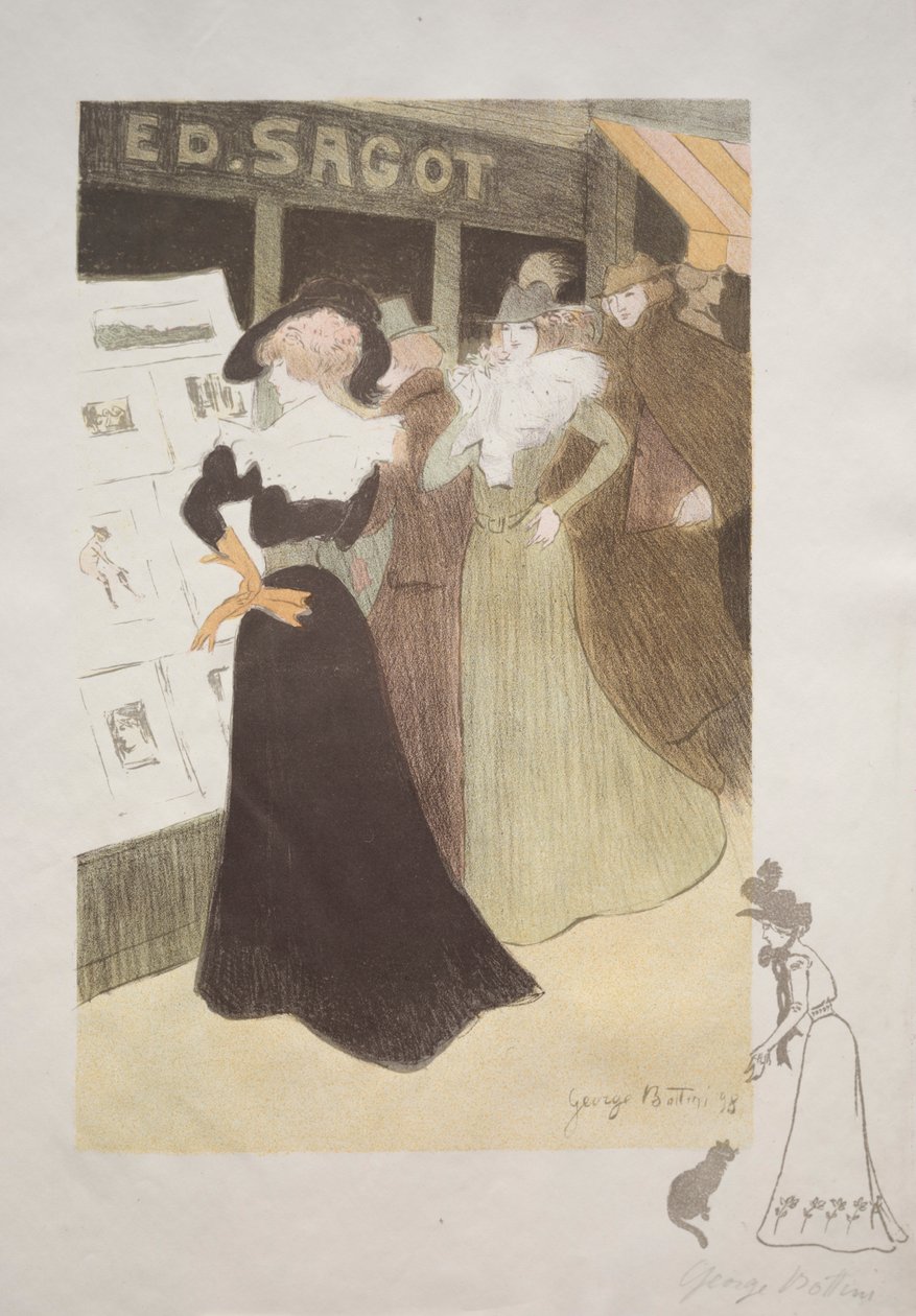 Galeria da resposta, 1898. de Georges Alfred Bottini