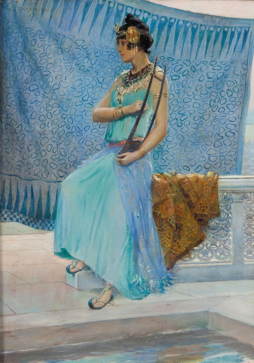 Dançarina argelina ou Salammbo, 1910. de Georges Antoine Rochegrosse