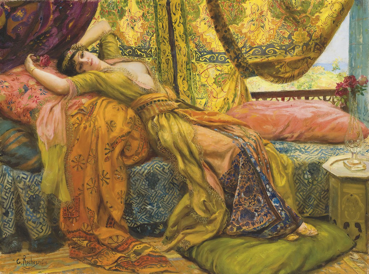 Beleza Reclinada. de Georges Antoine Rochegrosse